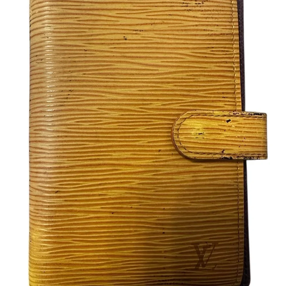 Project Louis Vuitton Yellow Epi Leather Agenda